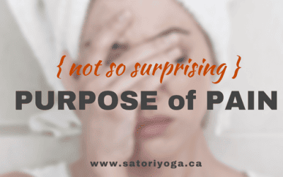 {not so surprising} PURPOSE OF PAIN