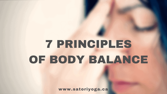 7 Principles of Body Balance